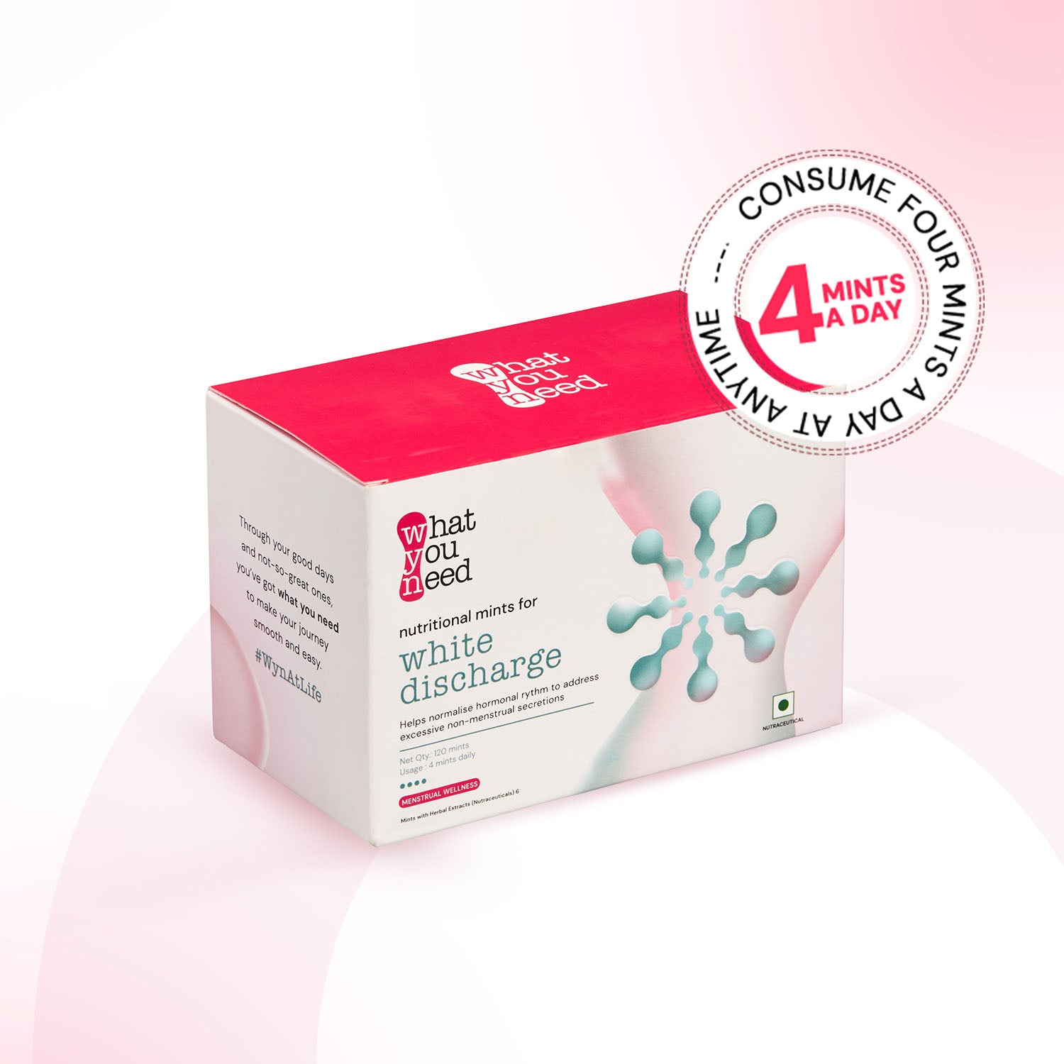 nutritional mints tablets for white discharge