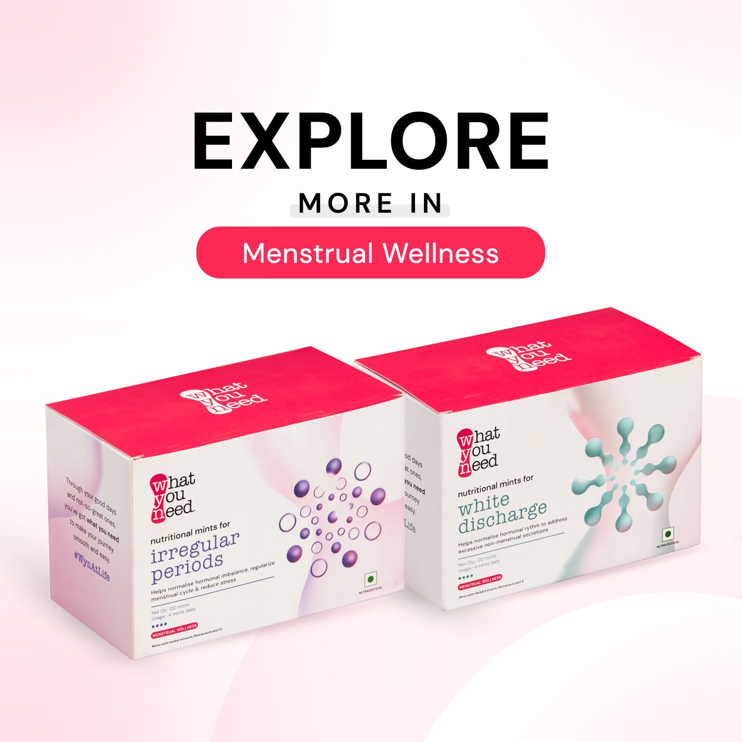 Explore more products in menstrual care