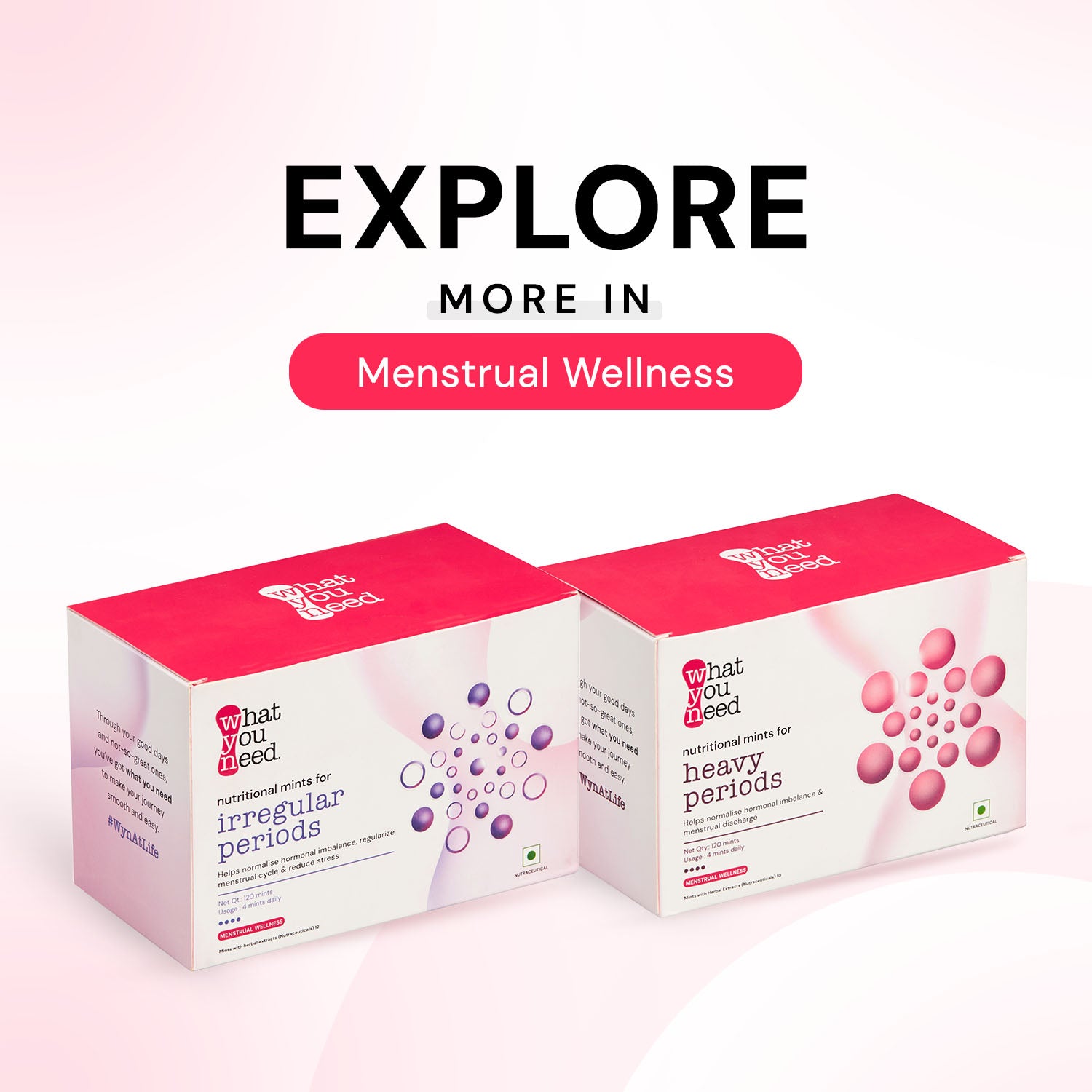Explore more in menstrual care