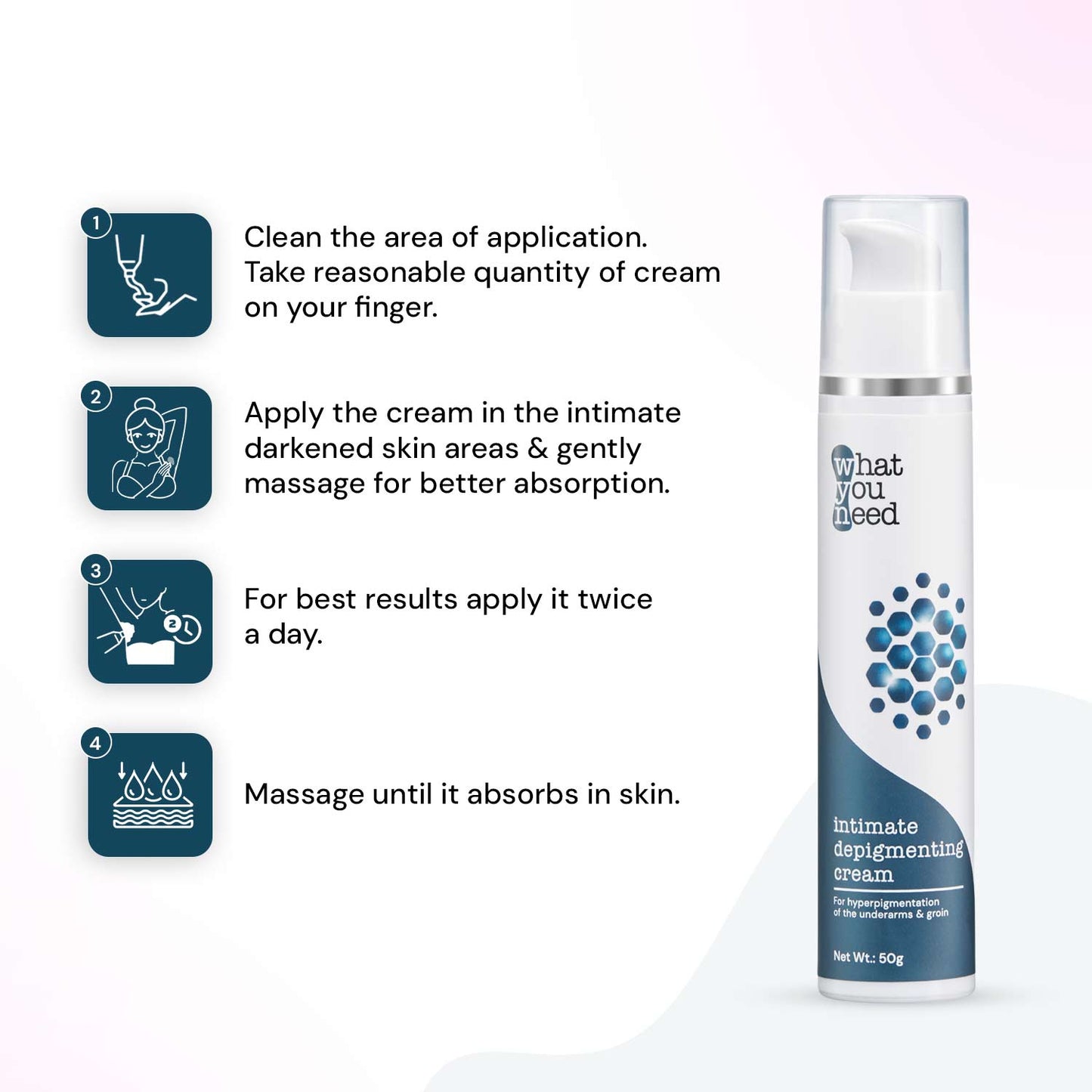 how to use depigmenting cream