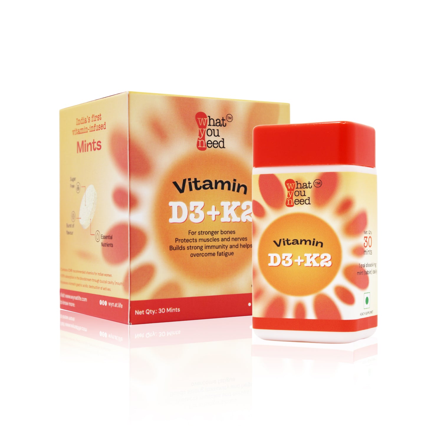 Vitamin D3 and K2 Tablets