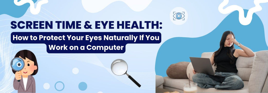 Screen Time & Eye Health: How to Protect Your Eyes Naturally If You Work on a Computer