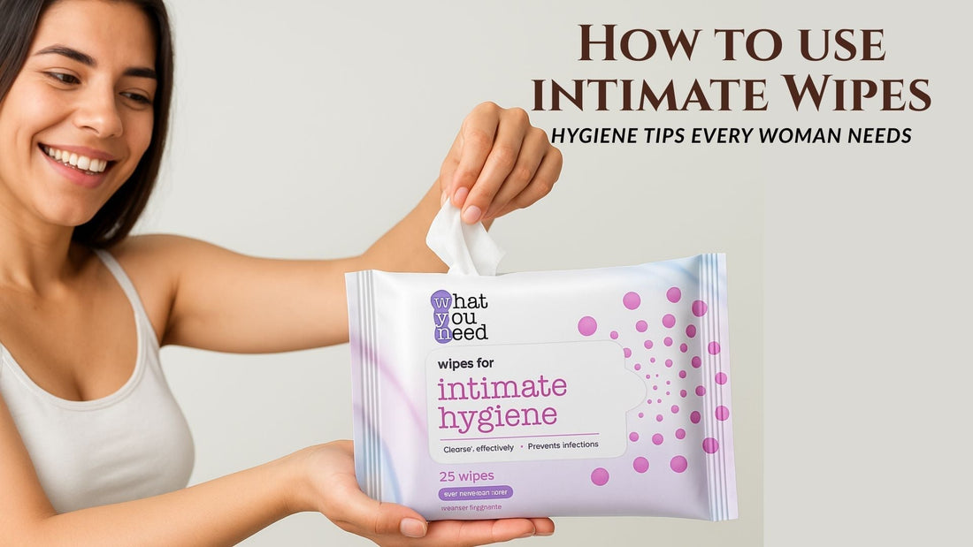How to use intimate wipes for women - Hygiene Tips 
