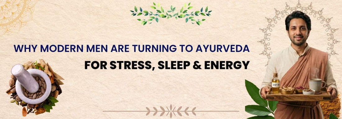 Why Modern Men Are Turning to Ayurveda for Stress, Sleep & Energy