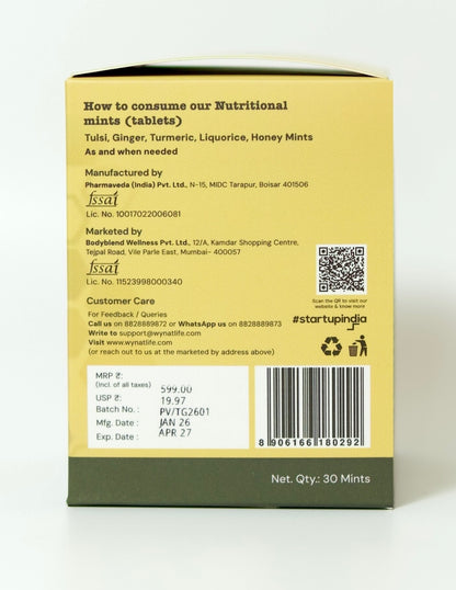 Tulsi, Ginger, Honey Mints