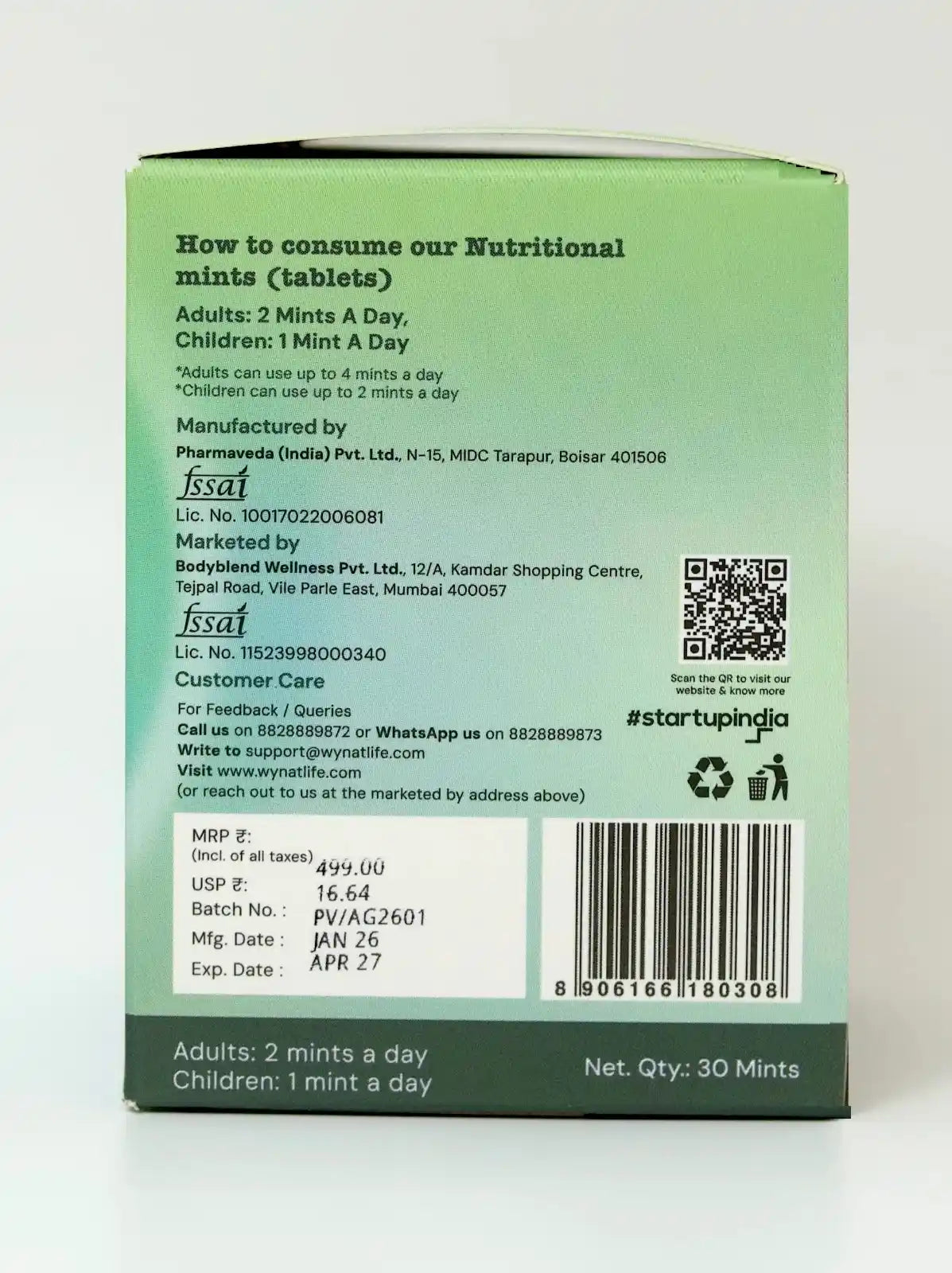 Ashwagandha Mints