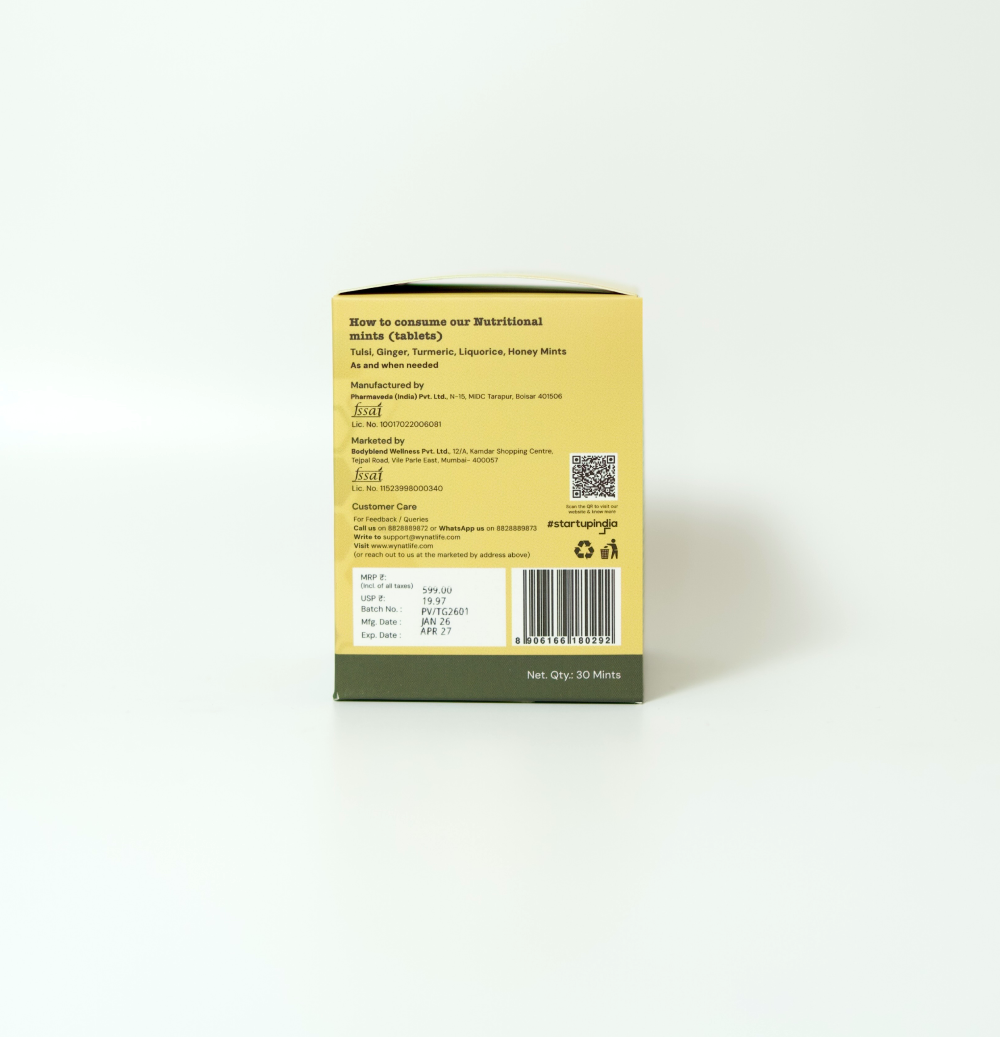 Tulsi, Ginger, Honey Mints